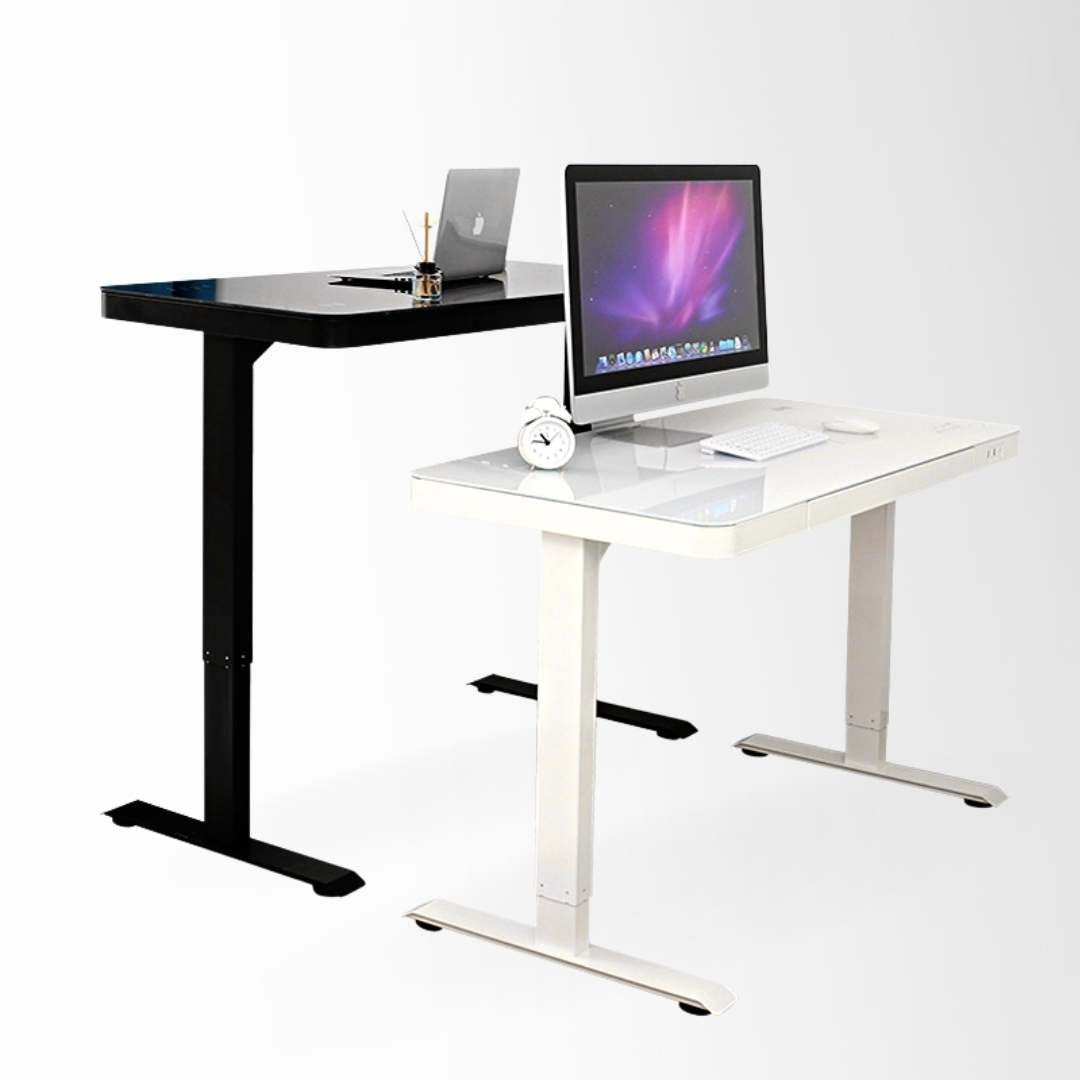 Ark Desk Lux - Glasstop Dual Motor Smart Standing Desk - Ark Ergonomics